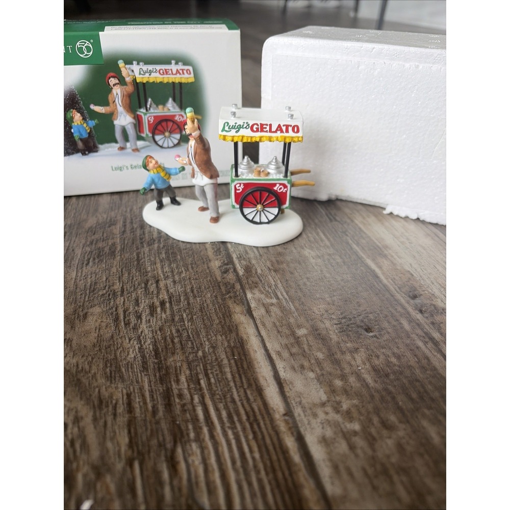 Department 56 "Luigi's Gelato Treats" #59448 Dept 56 with‎ Box